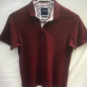 Tommy Bahama Men's Deep Red Polo Shirt